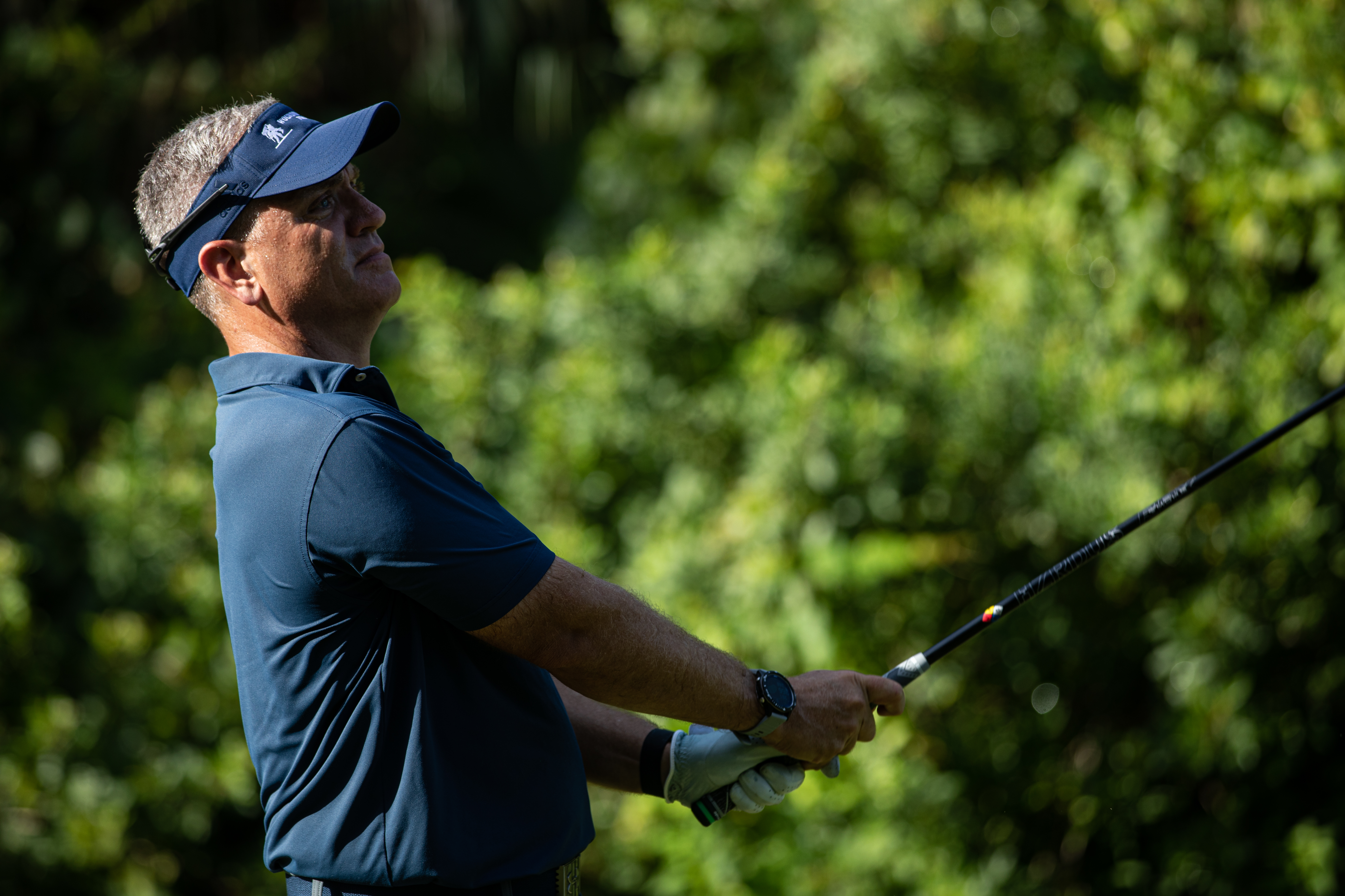 Male participant at the Joint Golf Tournament